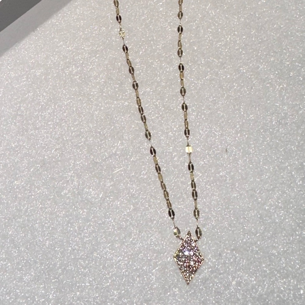 LANA
14k Diamond Mini Kite Pendant Necklace - Picture 6 of 8